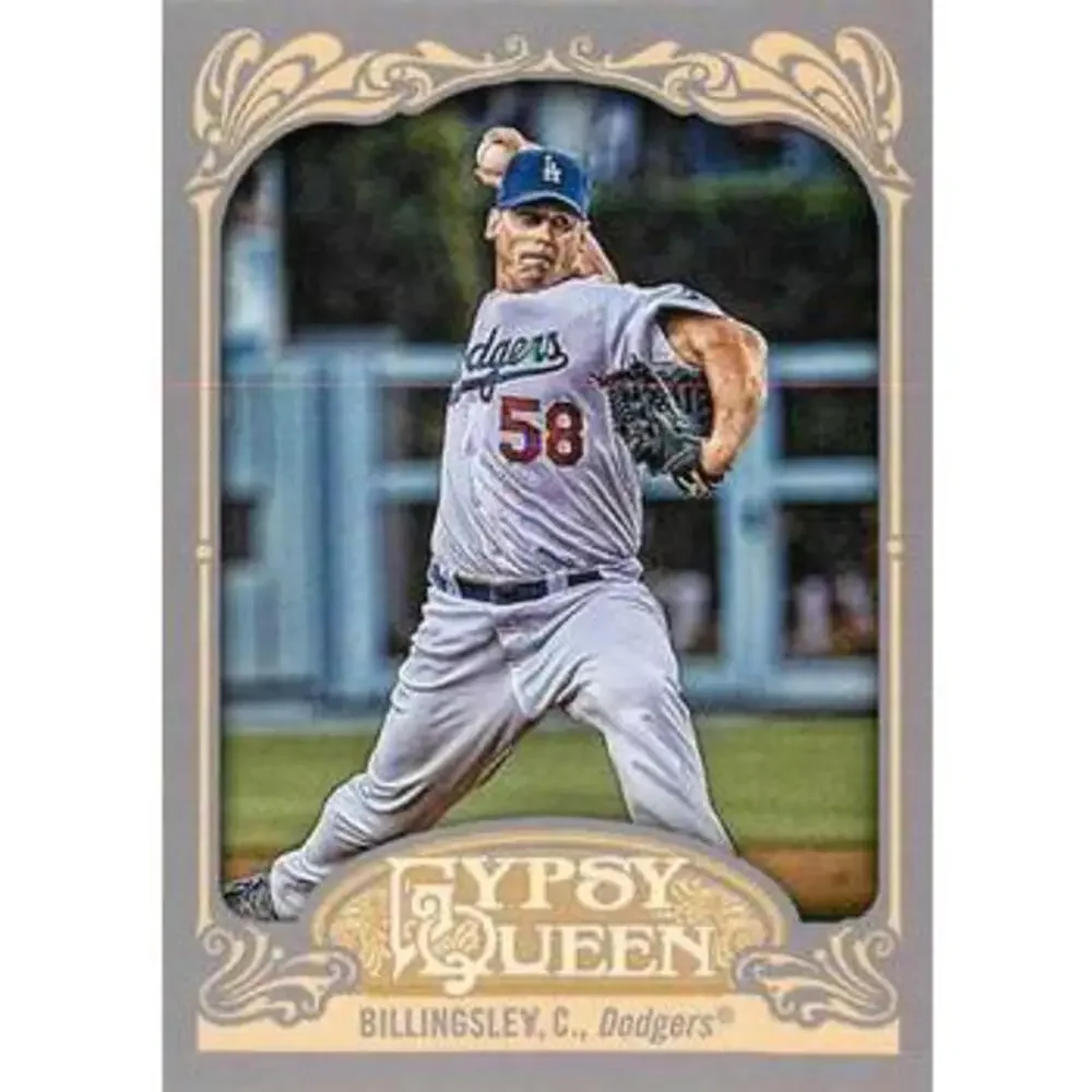 2012 Topps Gypsy Queen Chad Billingsley # 46 Los Angeles Dodgers
